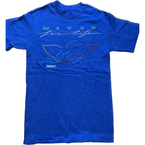 Vintage 1986 Greenpeace t-shirt - Picture 1 of 4